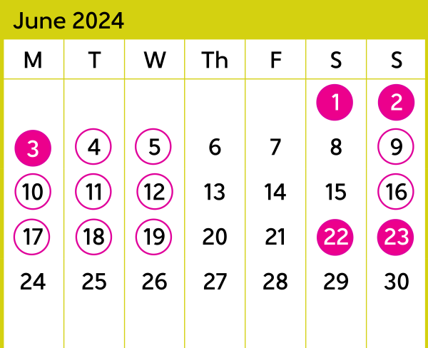 Bus replacement calendar for Kapiti line