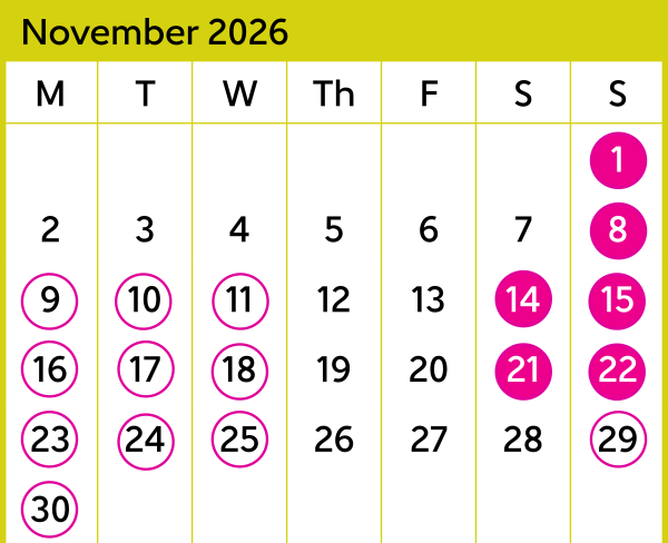 KPL Calendar November