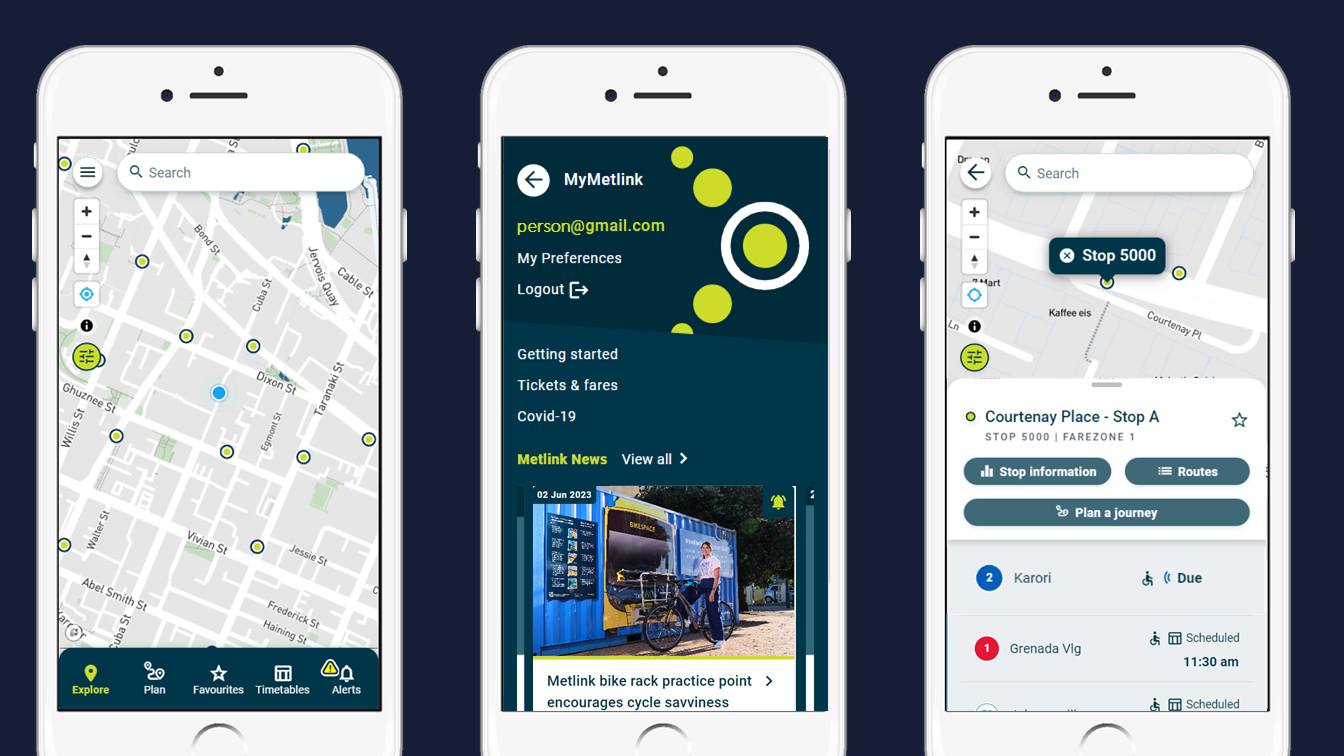 metlink journey planner app