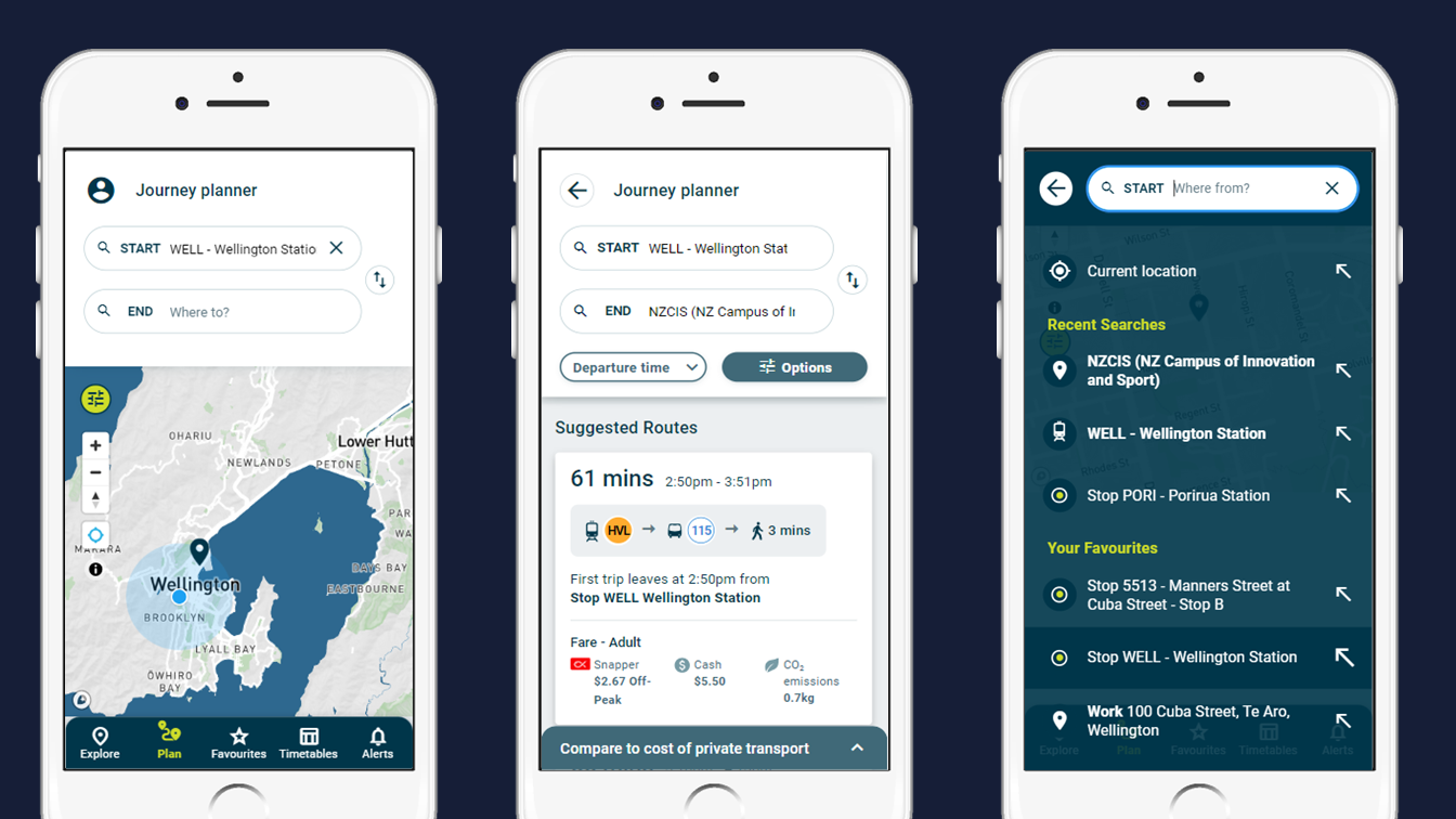 plan my journey metlink