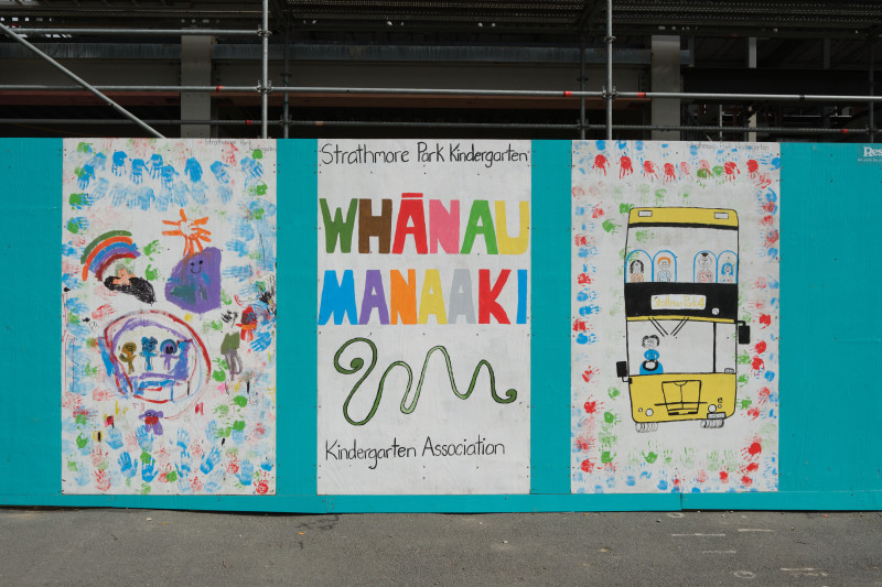 Kauri street art hoardings