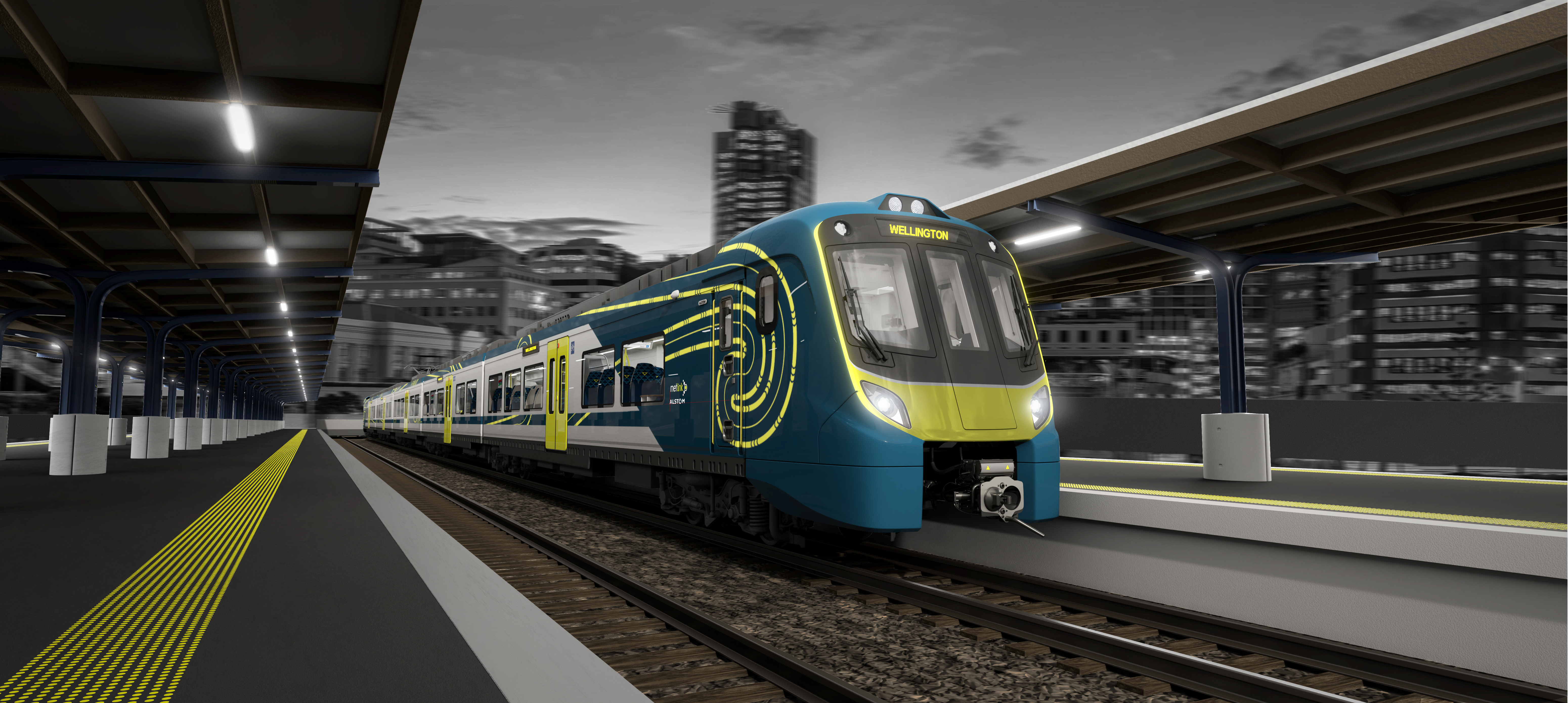 Tuhno train artists impression