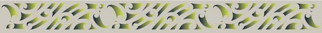 Koru pattern on illuminated signs in tunnel