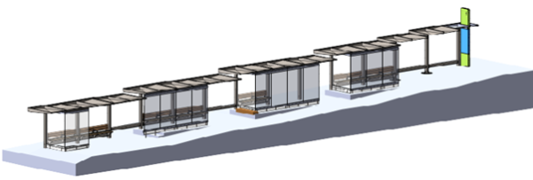 Proposed shelter design rendering