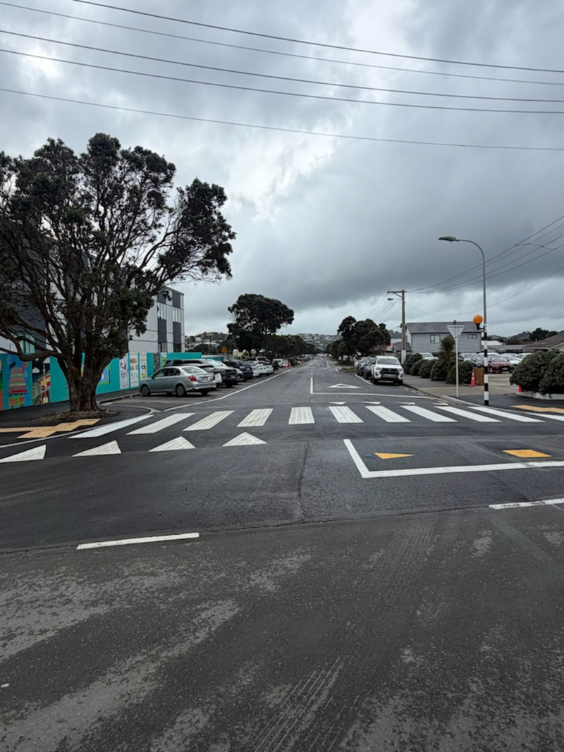Kauri St and Broadway intersection