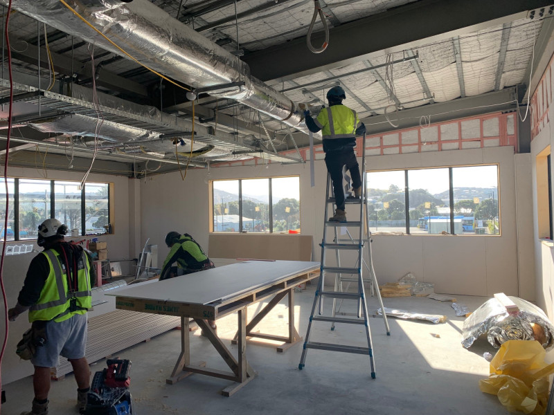 August 2026 - Staff building interior linings installation