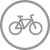 bike icon gray