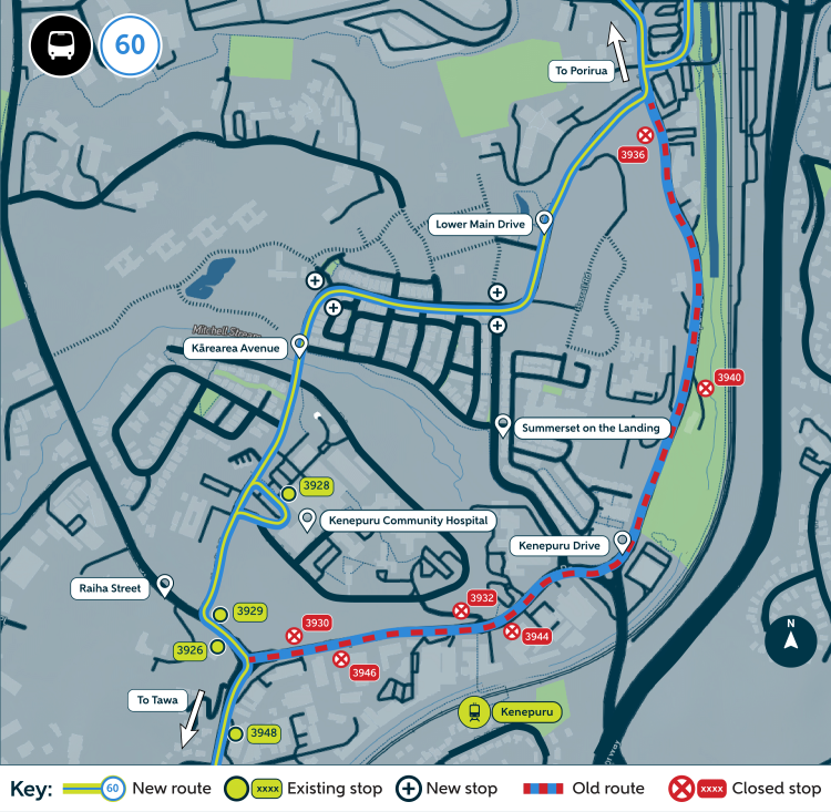 60e new route