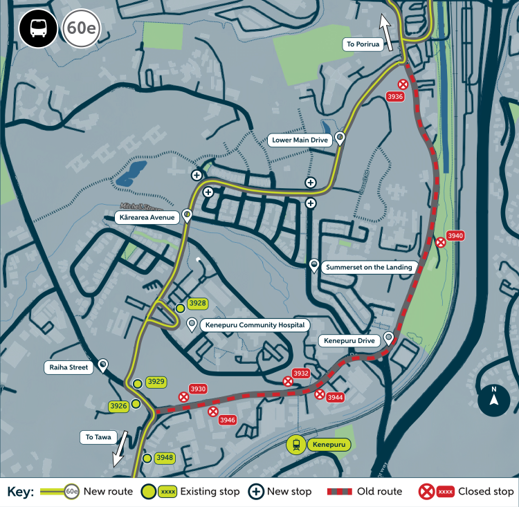 60e new route