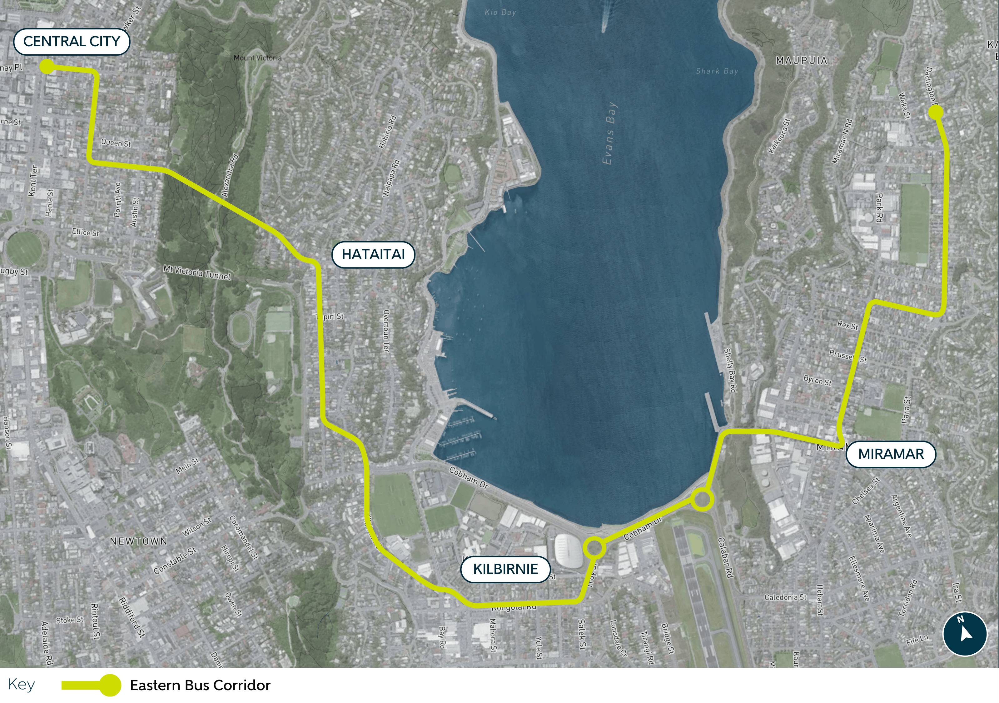 eastern bus corridor route 1